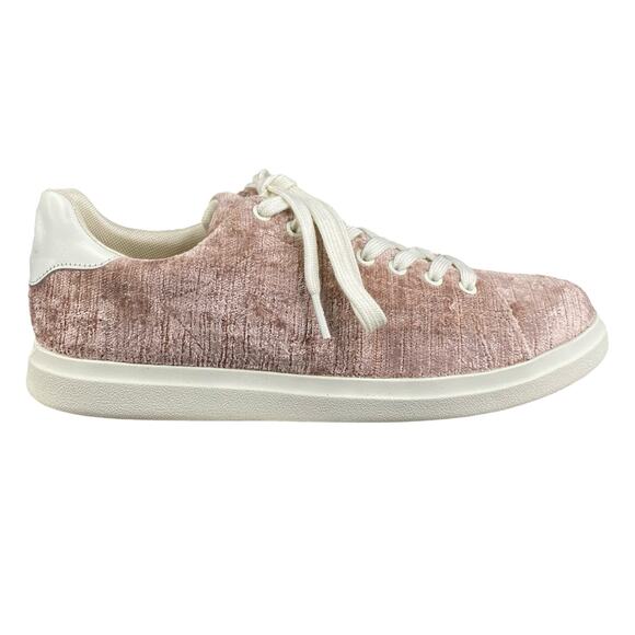 Tory Burch Shoes - Tory Burch Women’s Howell Court Velvet Mauve Pink Sneaker Size US 8.5